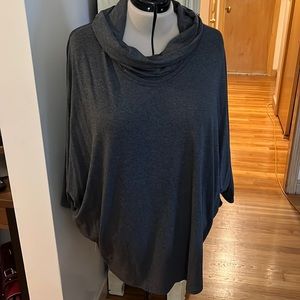 Cowl neck flowy top